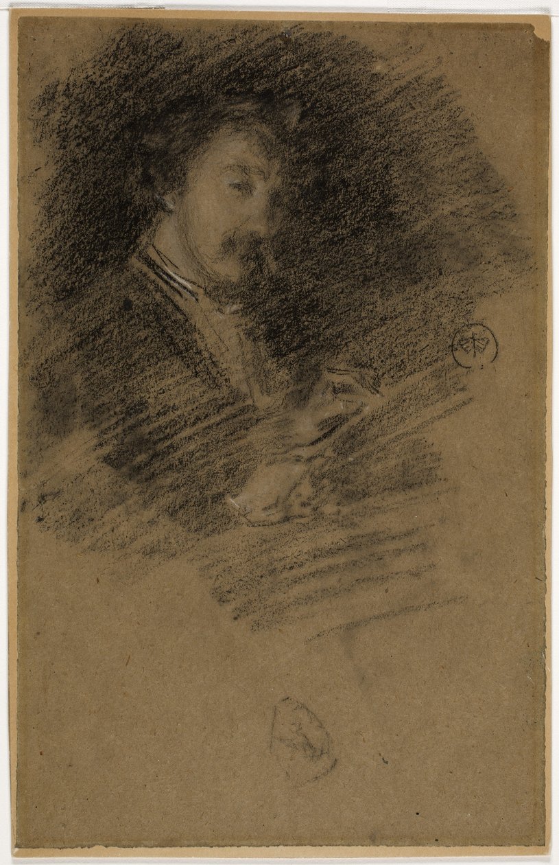 Självporträtt, 1871-73 av James Abbott McNeill Whistler