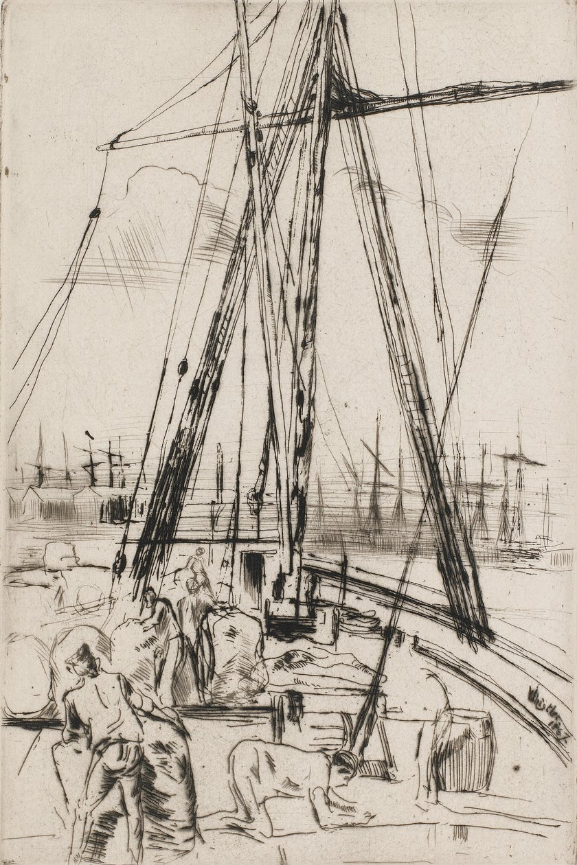 Leverans vid Liverpool, 1867. av James Abbott McNeill Whistler