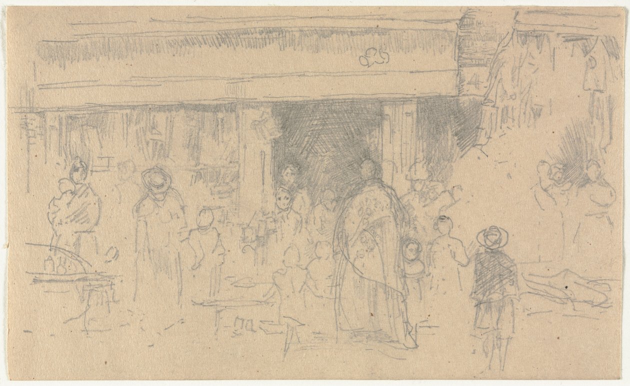 Butiker i Chester. av James Abbott McNeill Whistler