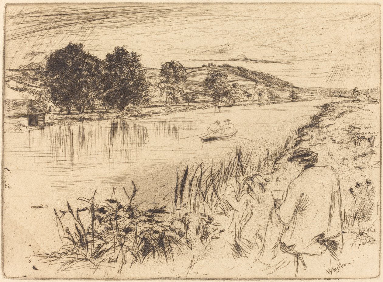 Skissning, No.I, 1861. av James Abbott McNeill Whistler