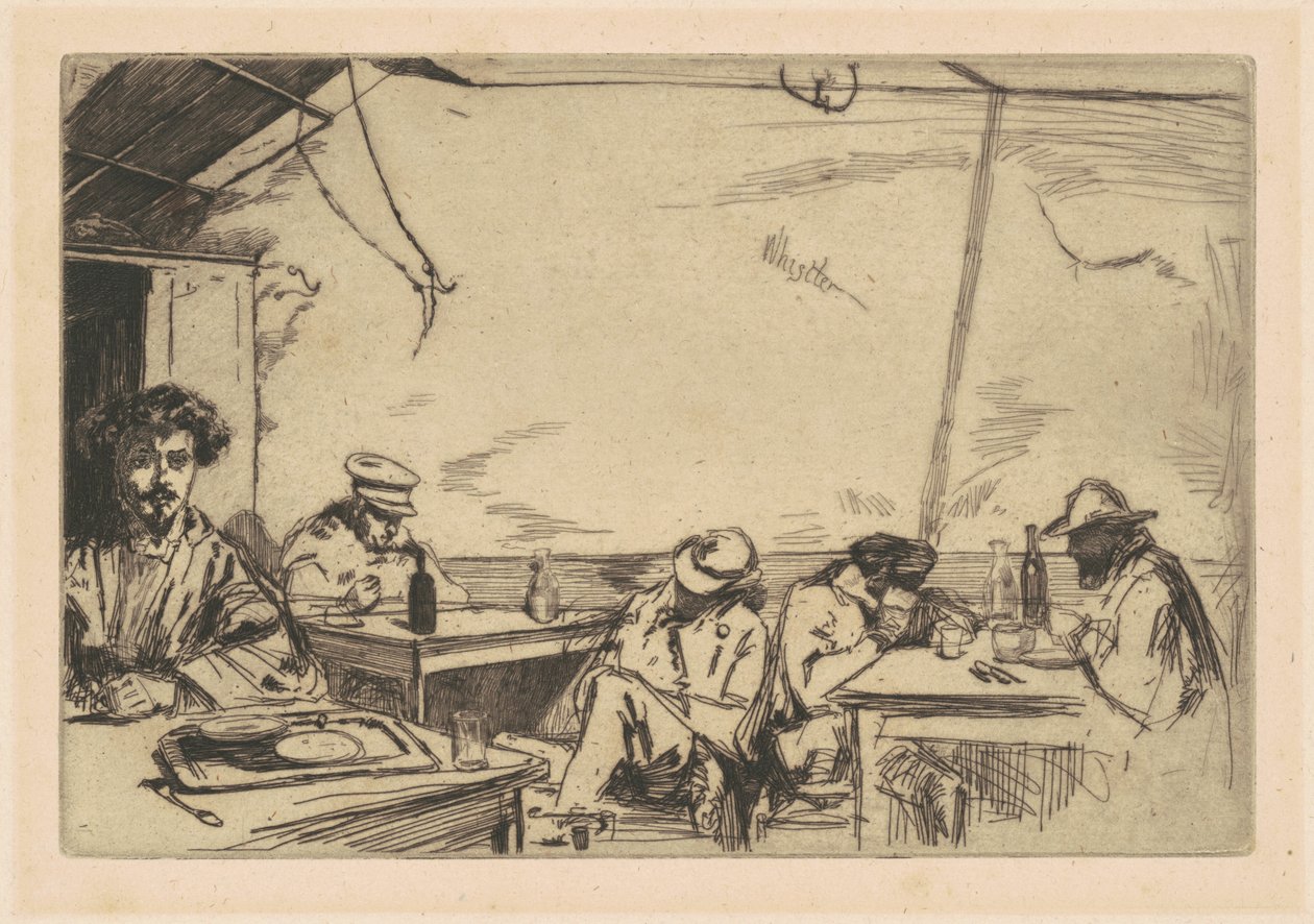 Three Penny Soup, 1859. av James Abbott McNeill Whistler
