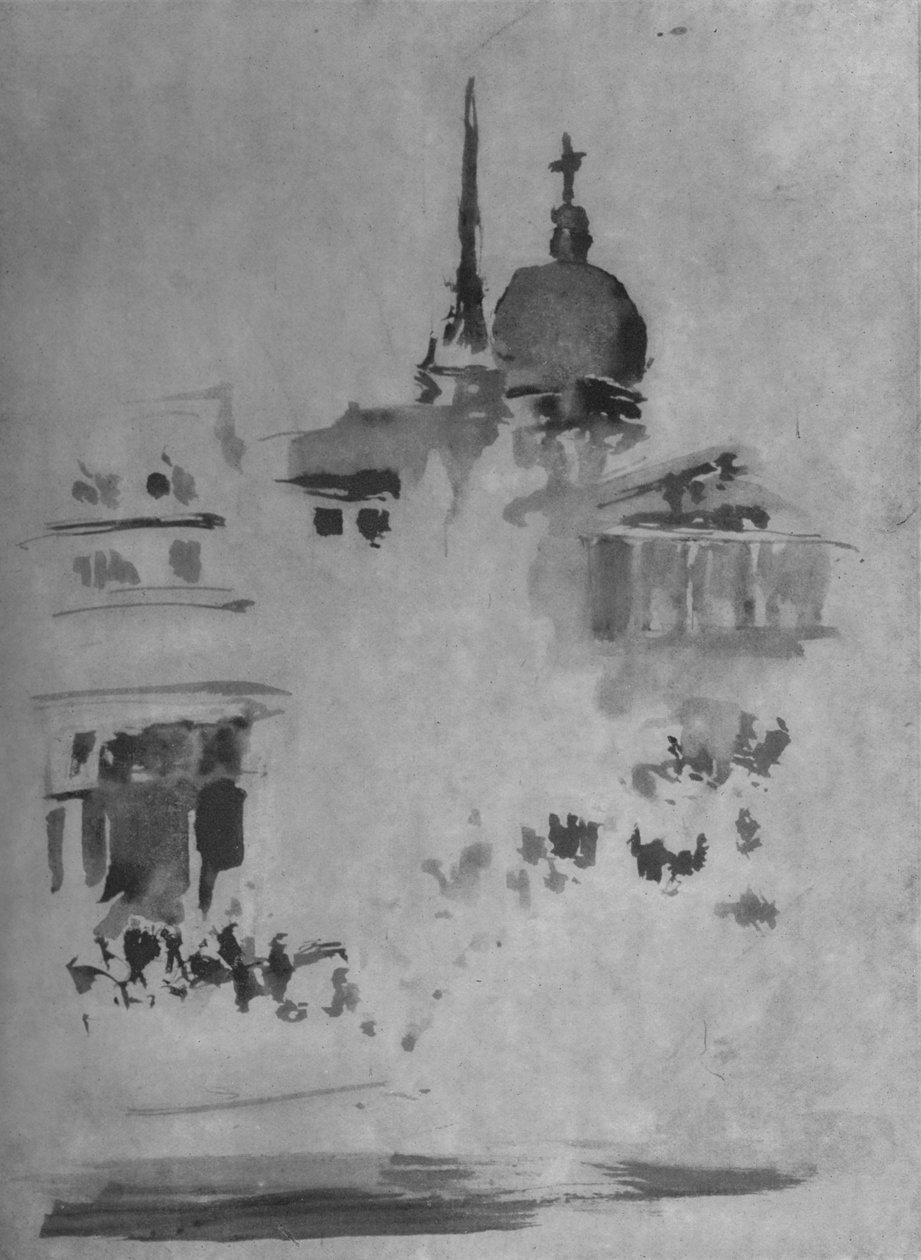 St. Pauls, c1884, 1904 av James Abbott McNeill Whistler