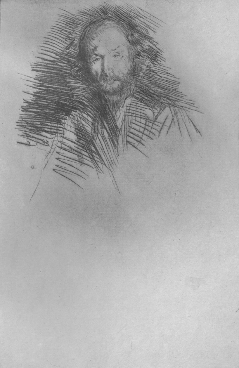 Swinburne, c1877, 1904 av James Abbott McNeill Whistler