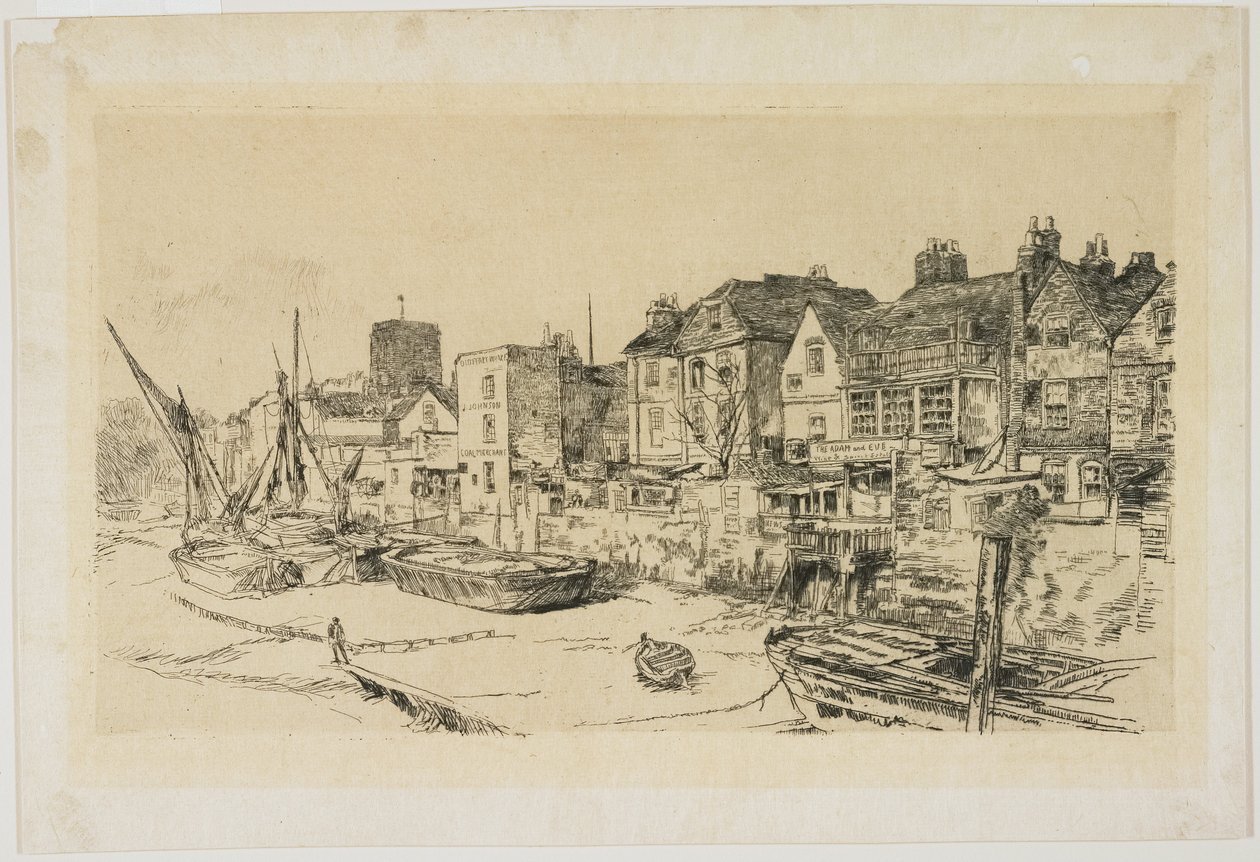 Adam och Eva, gamla Chelsea av James Abbott McNeill Whistler