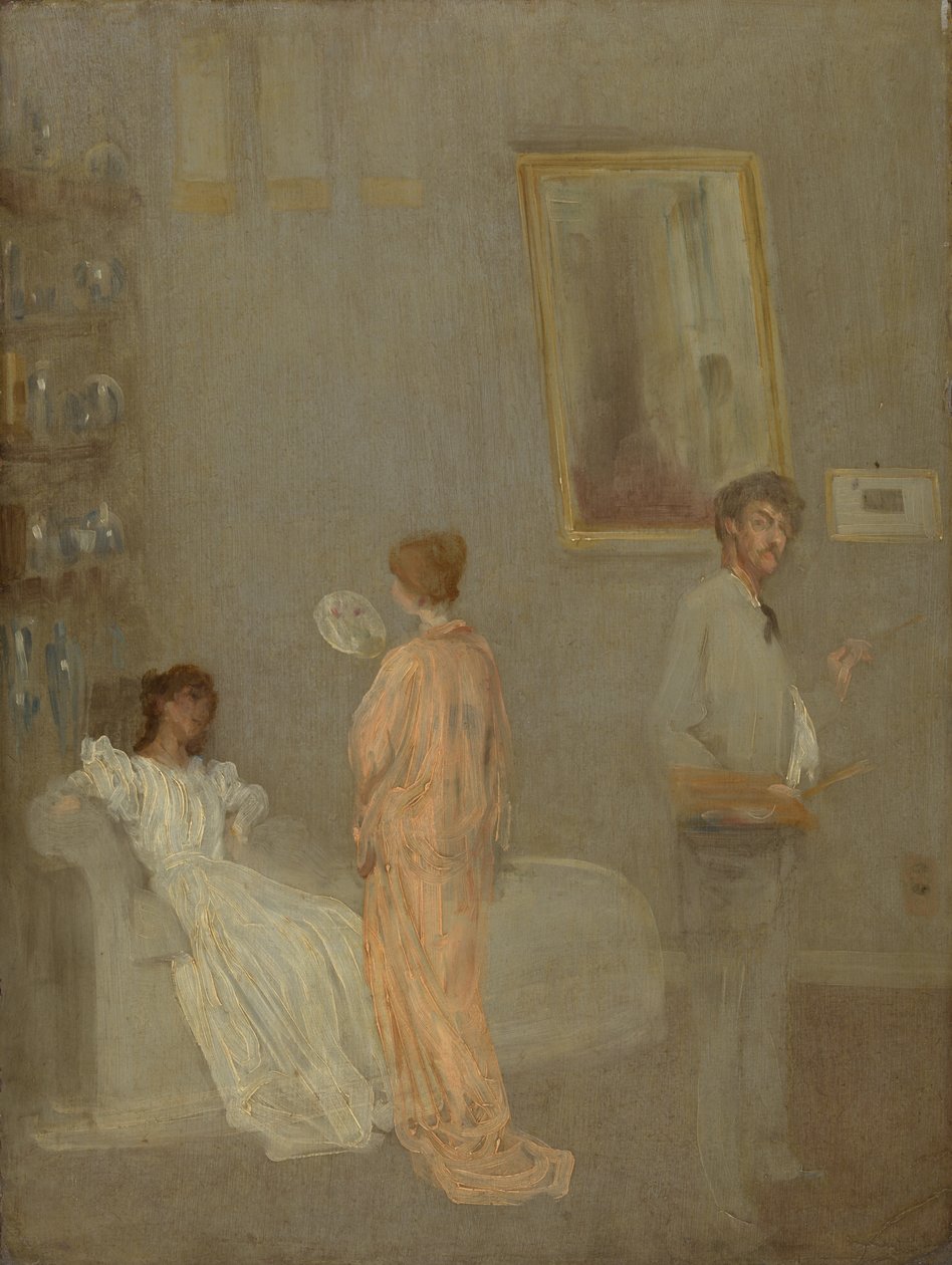 Konstnären i sin ateljé, 186566 och 1895. av James Abbott McNeill Whistler