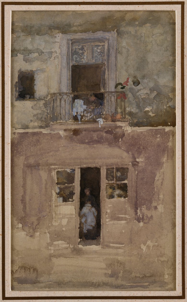Balkongen, ca 1888 av James Abbott McNeill Whistler