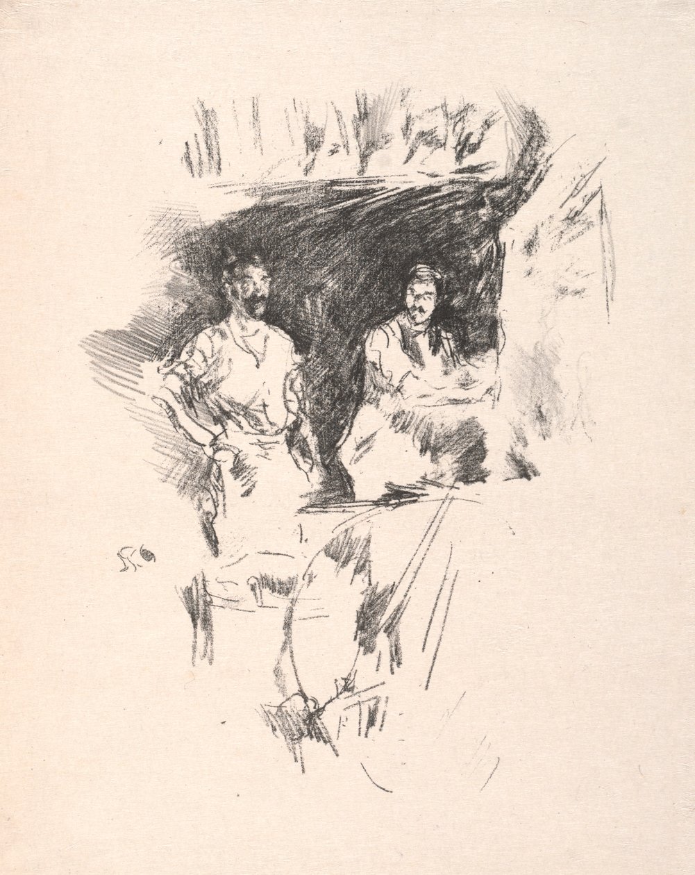 Bröderna, 1895. av James Abbott McNeill Whistler
