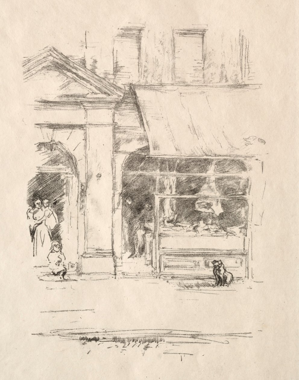 Slaktarhunden, 1896. av James Abbott McNeill Whistler