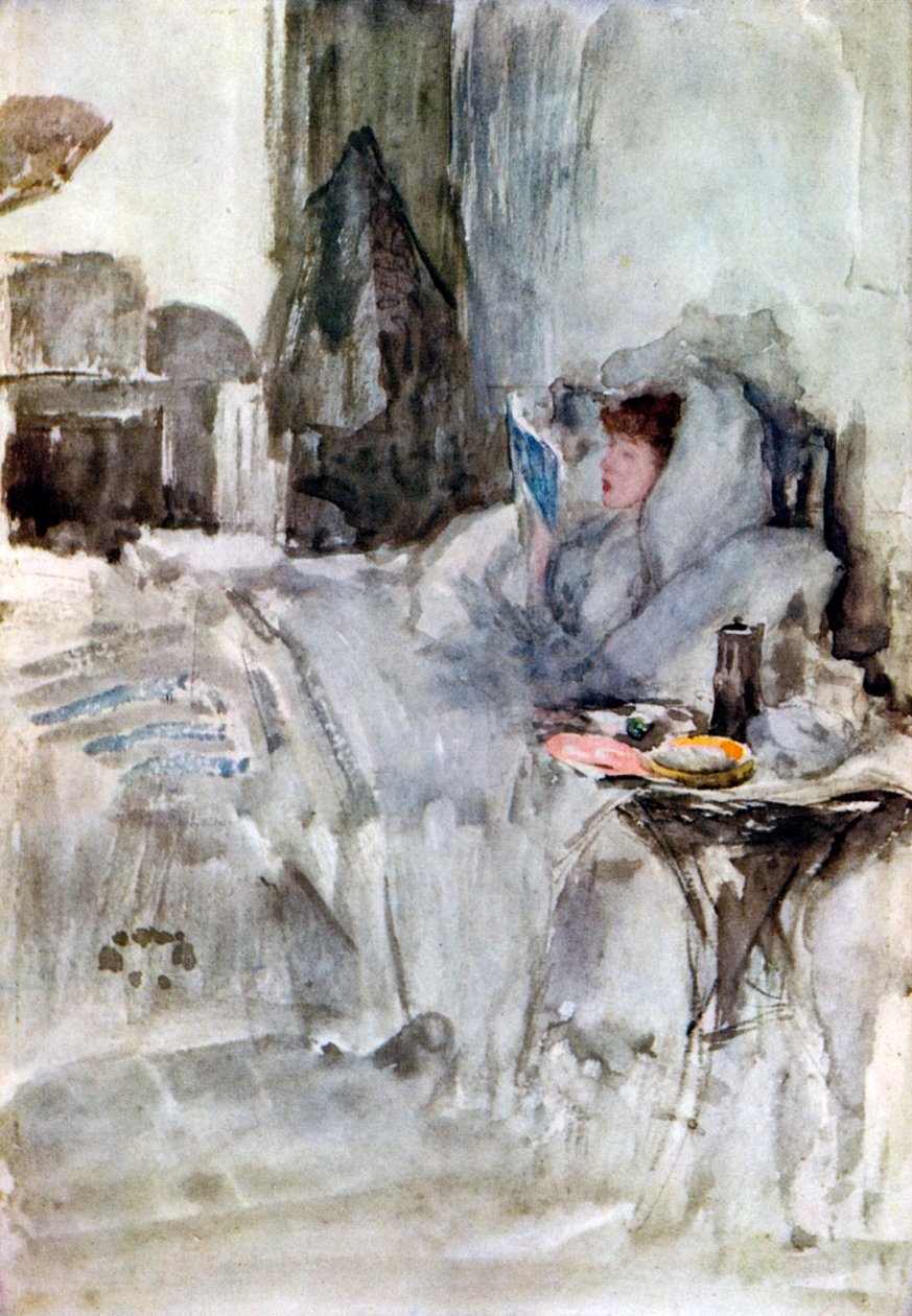 Konvalescenten, 1800-talet, 1933 av James Abbott McNeill Whistler