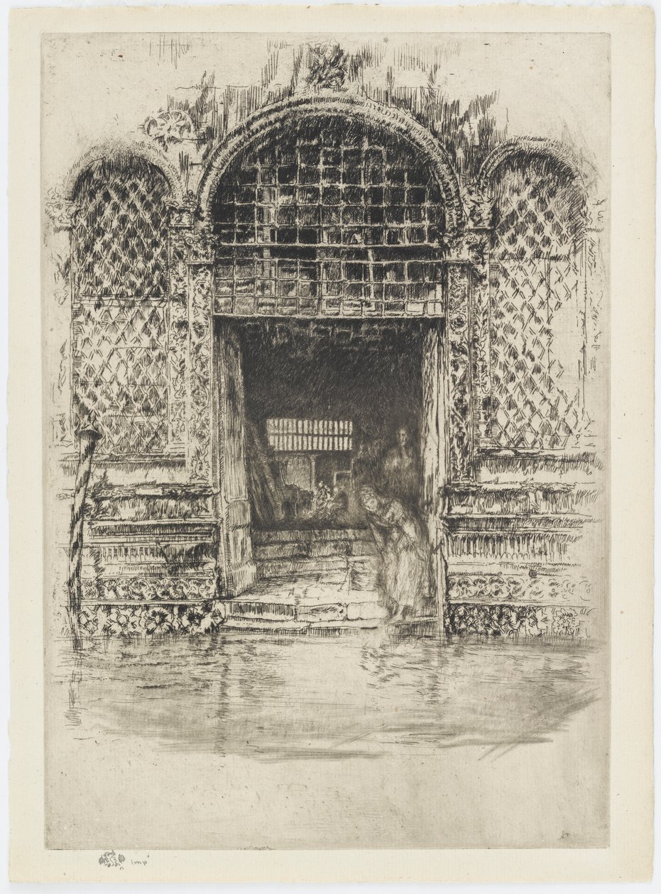 Dörröppningen, 1879-1880. av James Abbott McNeill Whistler