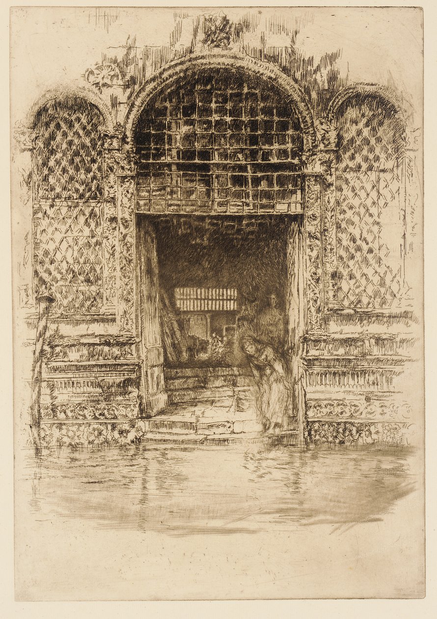 Dörröppningen, 1879-1880. av James Abbott McNeill Whistler