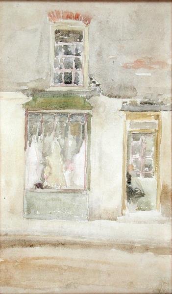 The Dressmakers Shop, ca 1897-98 (wc på papper) av James Abbott McNeill Whistler