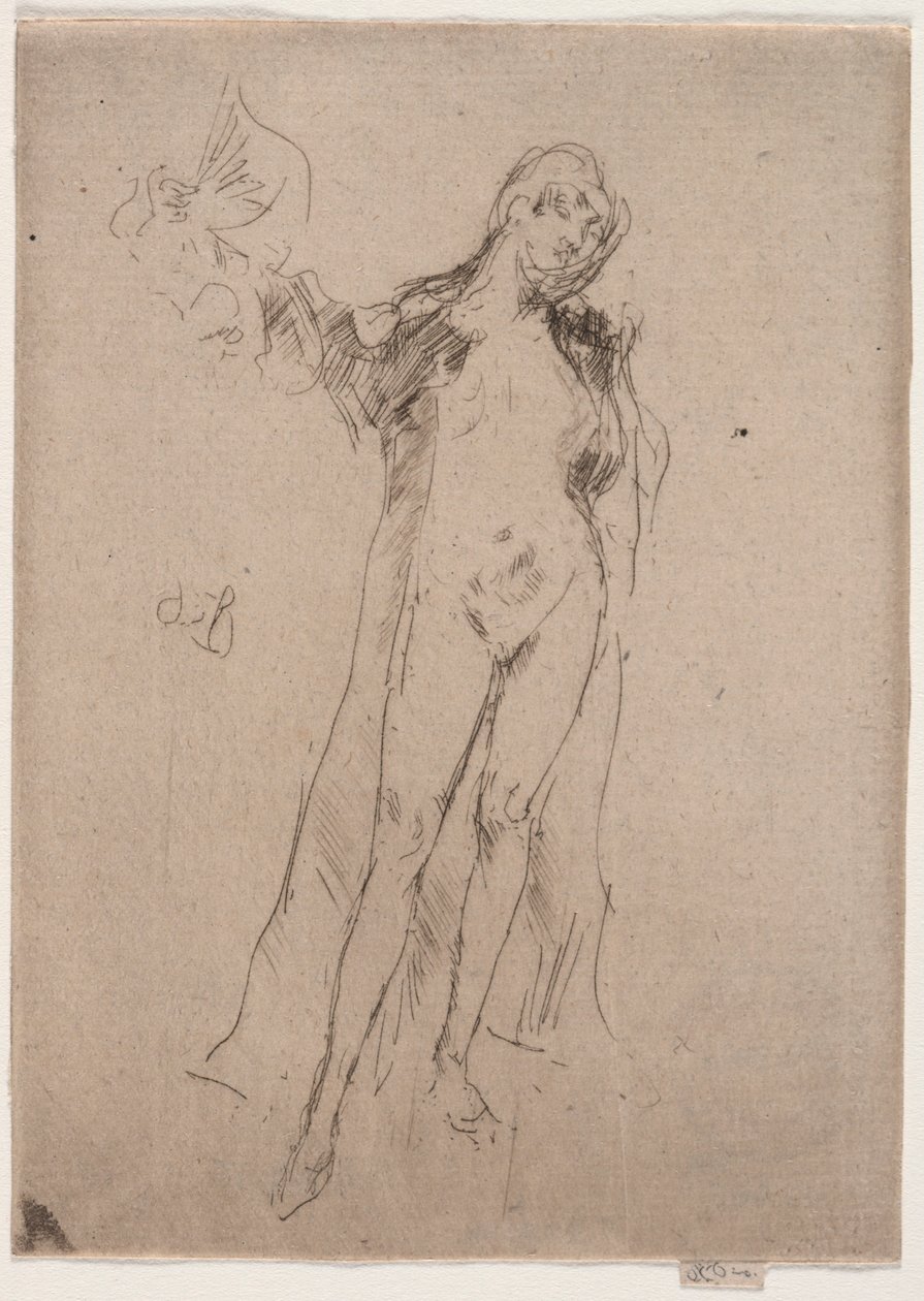 Fläktmodell nr 3. av James Abbott McNeill Whistler