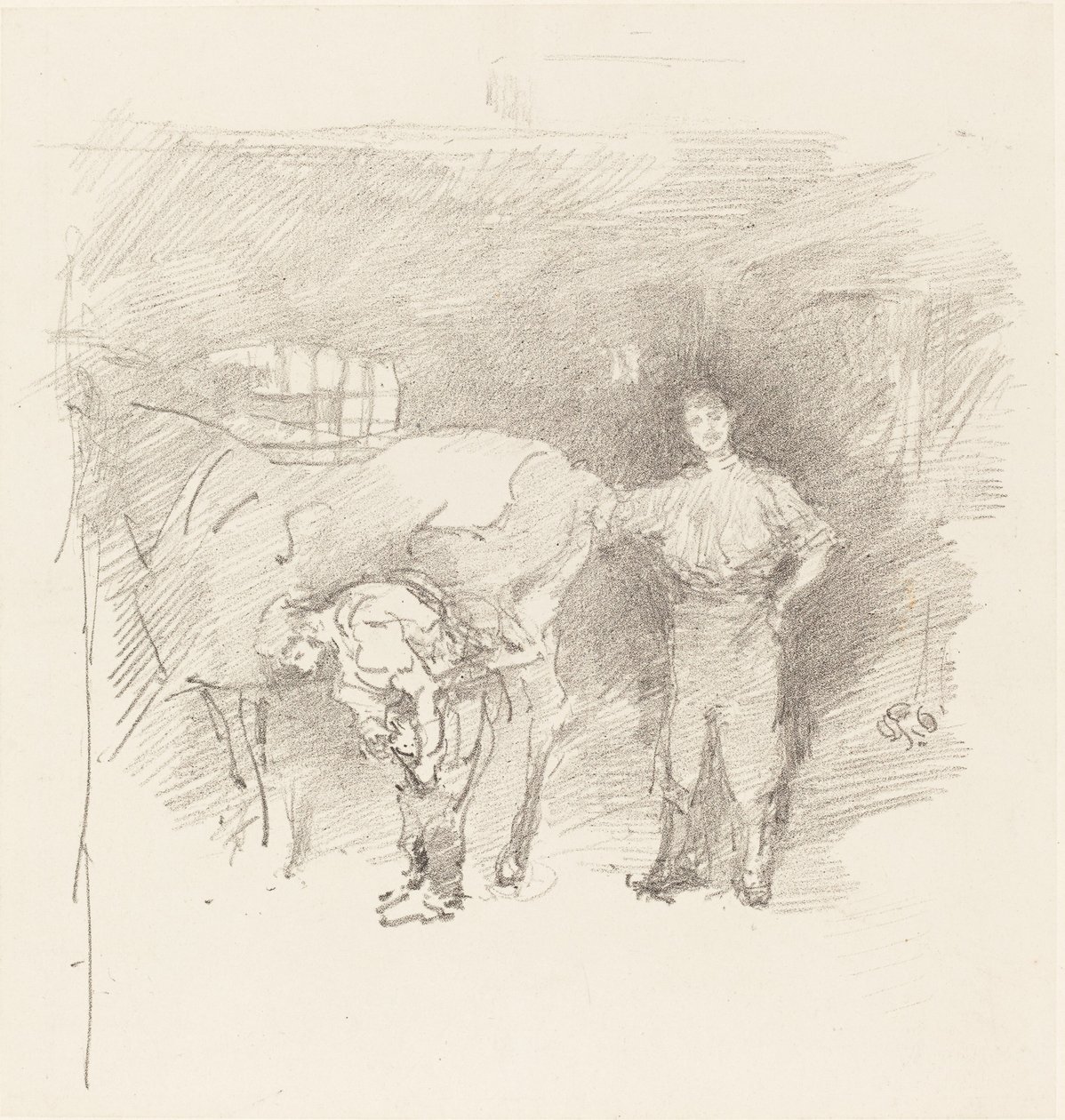 Hovslagarna, 1888. av James Abbott McNeill Whistler