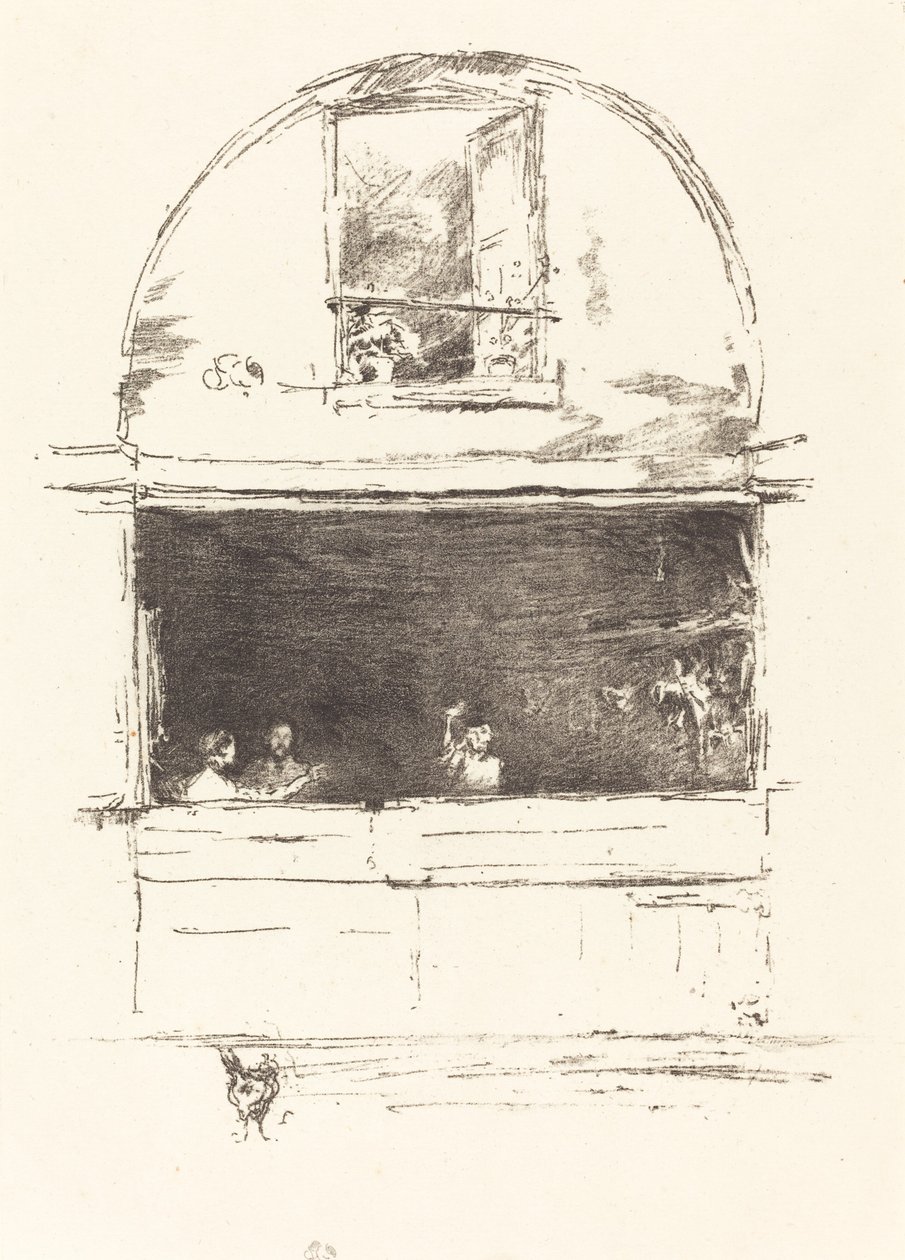 Smedjan, Passage du Dragon, 1894. av James Abbott McNeill Whistler