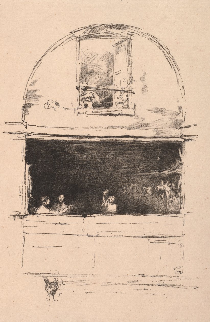 Smedjan, Passage du Dragon, 1894. av James Abbott McNeill Whistler