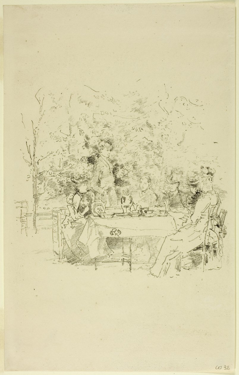 Trädgården, 1891 av James Abbott McNeill Whistler