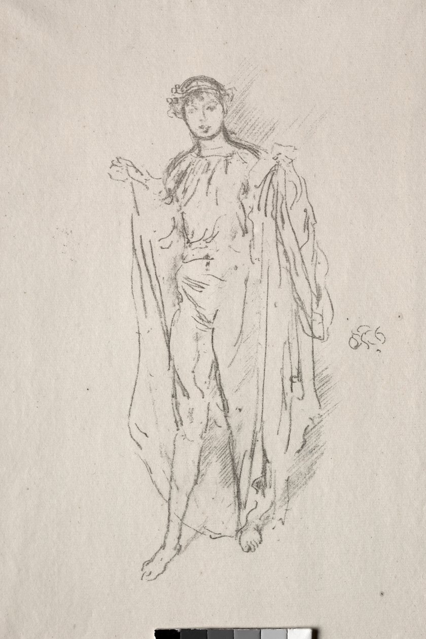 Flickan. av James Abbott McNeill Whistler