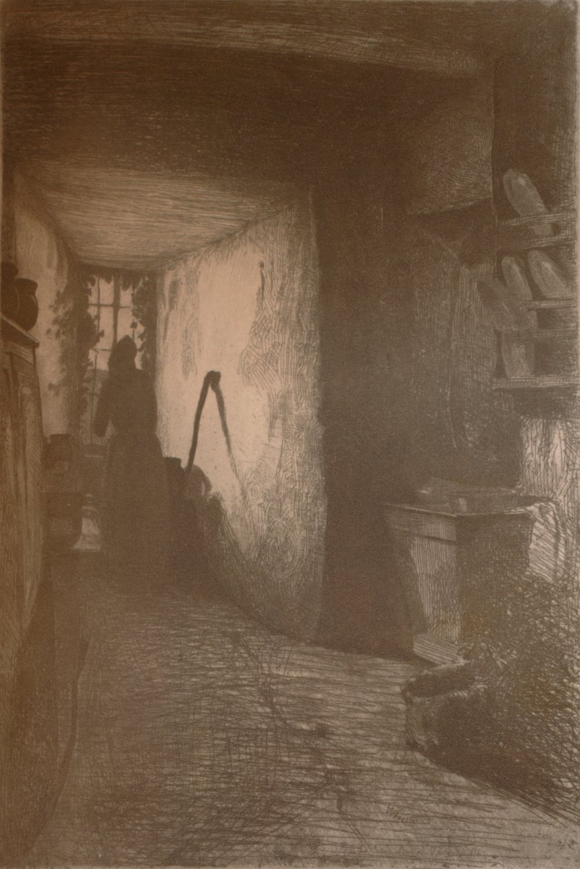 Köket, 1858, 1904 av James Abbott McNeill Whistler