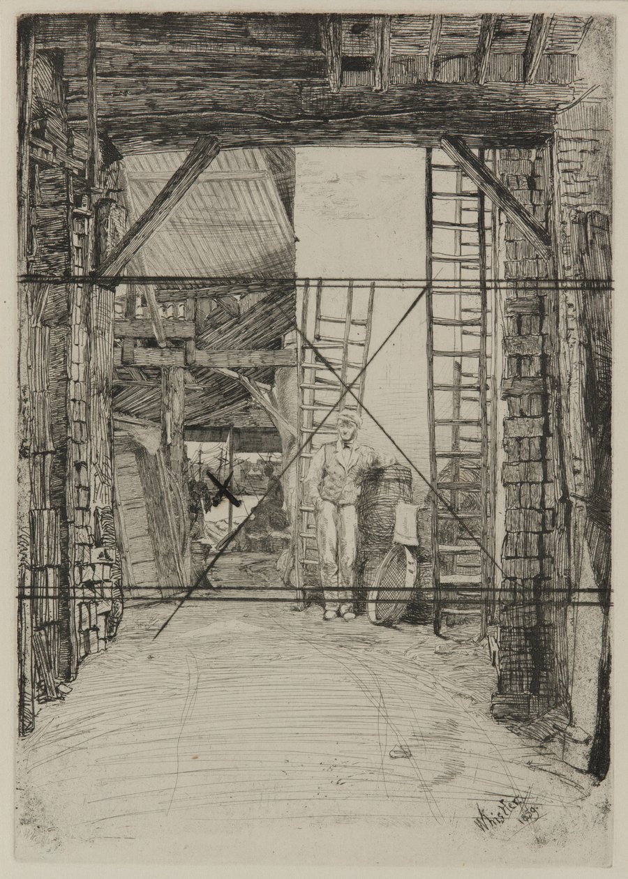 Kalkbrännaren, 1859. av James Abbott McNeill Whistler