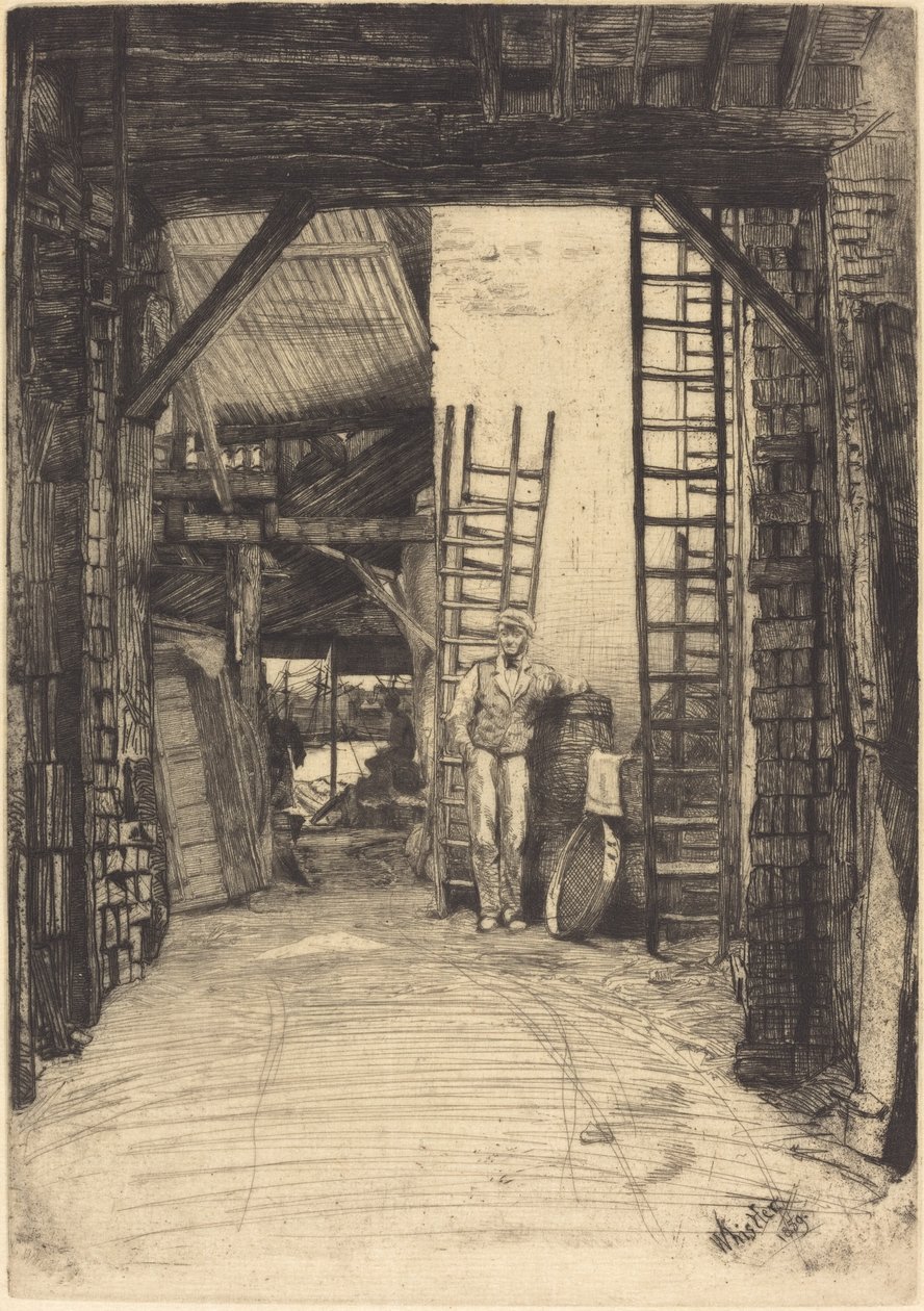 Kalkbrännaren, 1859. av James Abbott McNeill Whistler