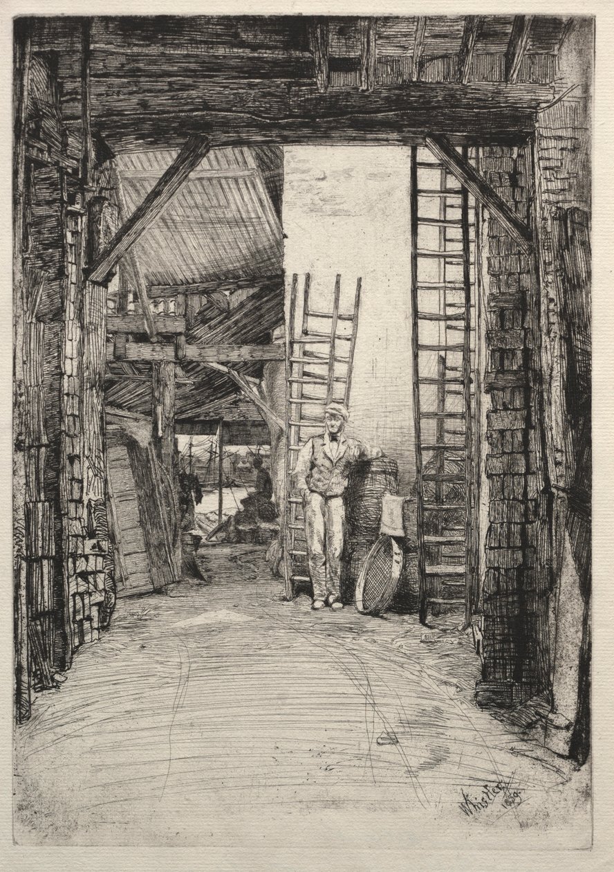 Kalkbrännaren, 1859. av James Abbott McNeill Whistler