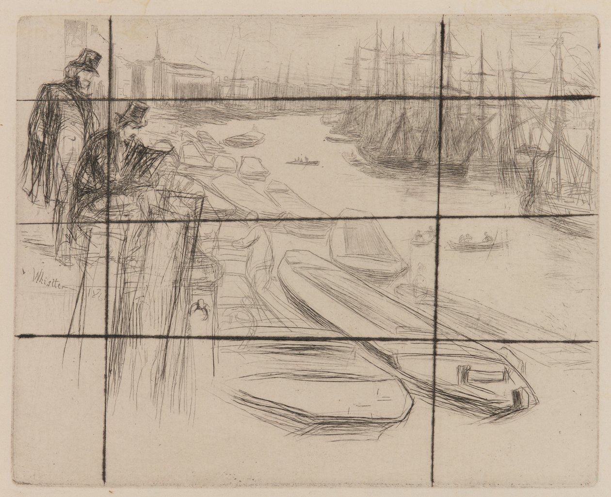 Den lilla poolen, 1861. av James Abbott McNeill Whistler