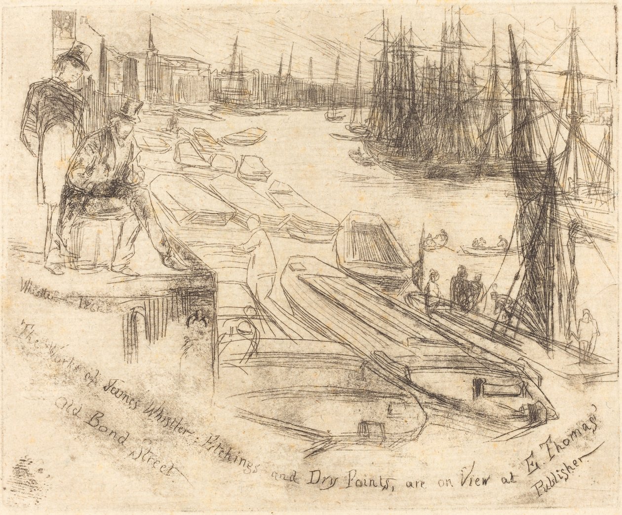 Den lilla poolen, 1861. av James Abbott McNeill Whistler