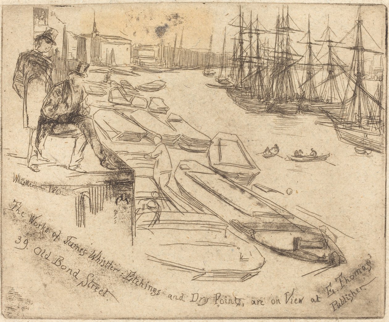 Den lilla poolen, 1861. av James Abbott McNeill Whistler