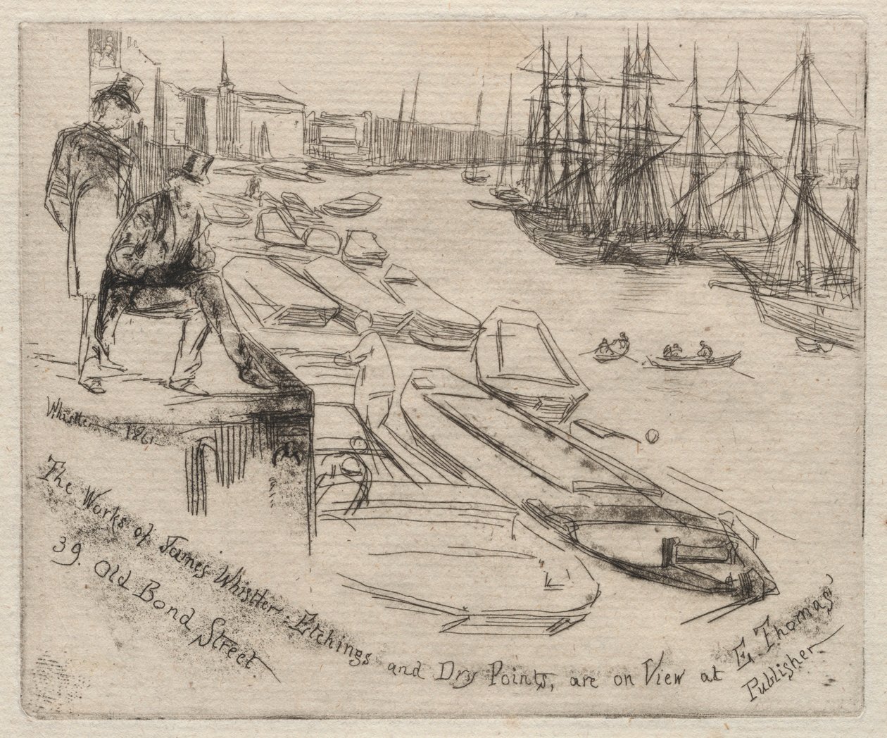 Den lilla poolen, 1861. av James Abbott McNeill Whistler