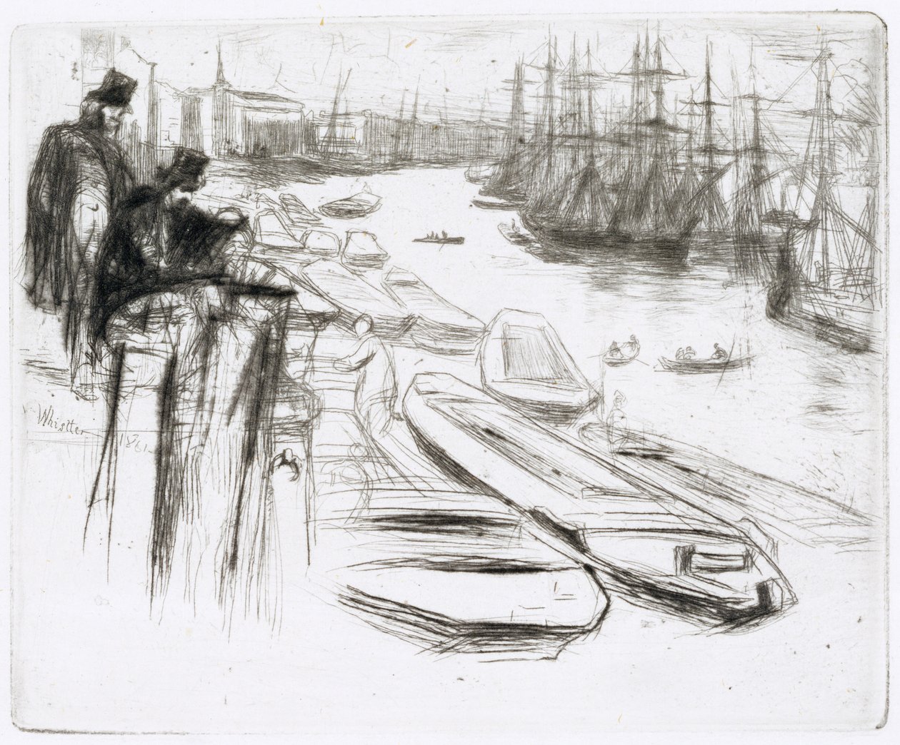 The Little Pool, No.1 (etsning) av James Abbott McNeill Whistler