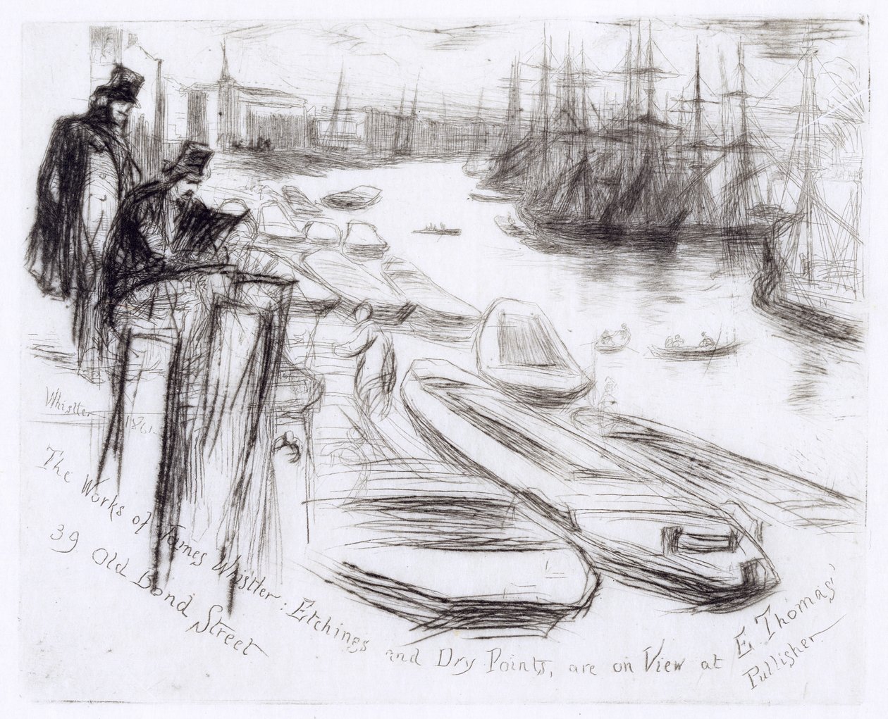 The Little Pool, No.2 (etsning) av James Abbott McNeill Whistler
