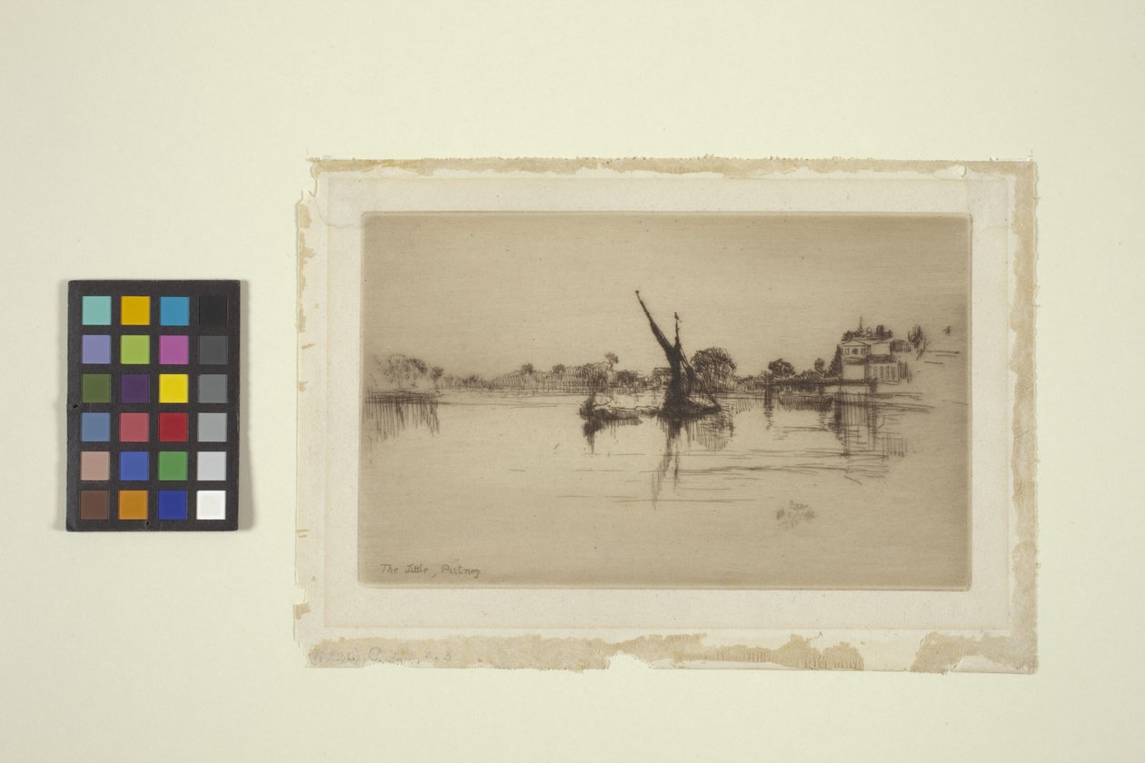 The Little Putney, nr 2 (etsning) av James Abbott McNeill Whistler