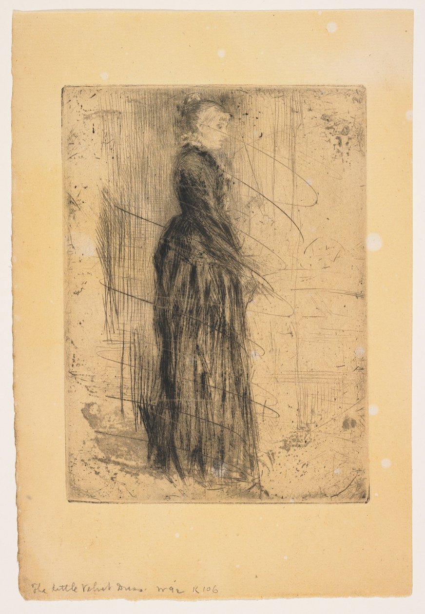 Das kleine Samtkleid av James Abbott McNeill Whistler