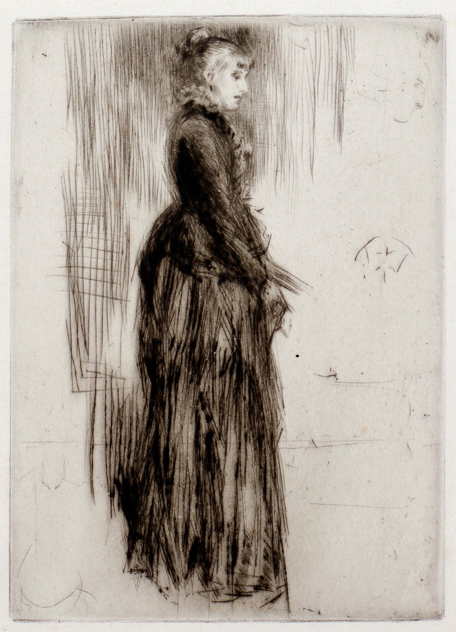Den lilla sammetsklänningen av James Abbott McNeill Whistler