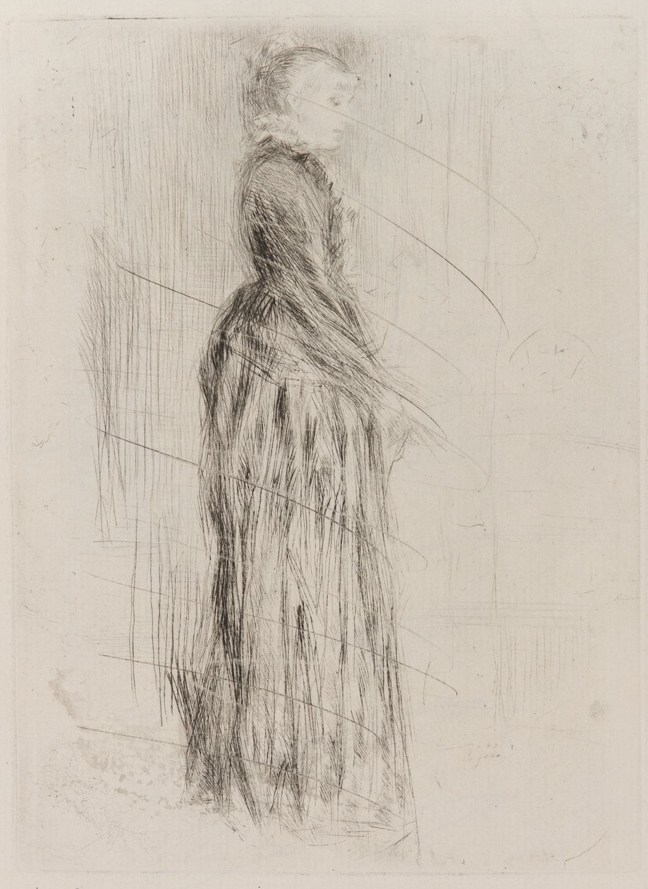 Den lilla sammetsklänningen, 1873. av James Abbott McNeill Whistler