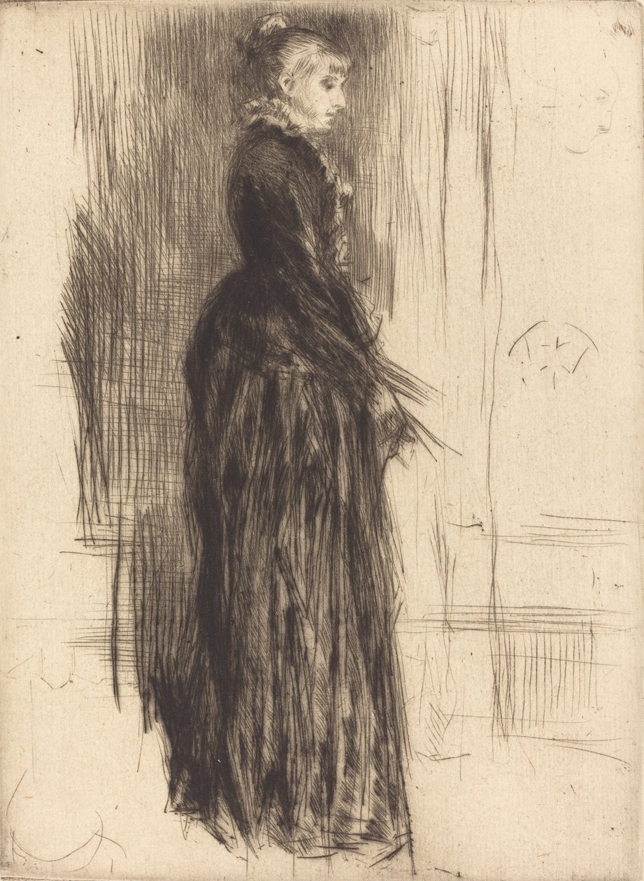 Den lilla sammetsklänningen, 1873. av James Abbott McNeill Whistler