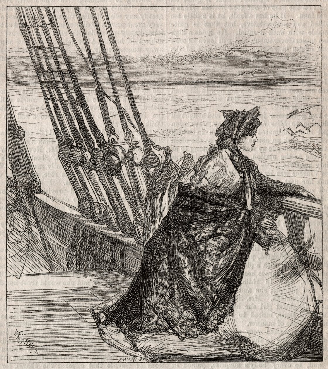 The Majors Daughter: Clara Vinraces Farväl till sin far, 1862. av James Abbott McNeill Whistler