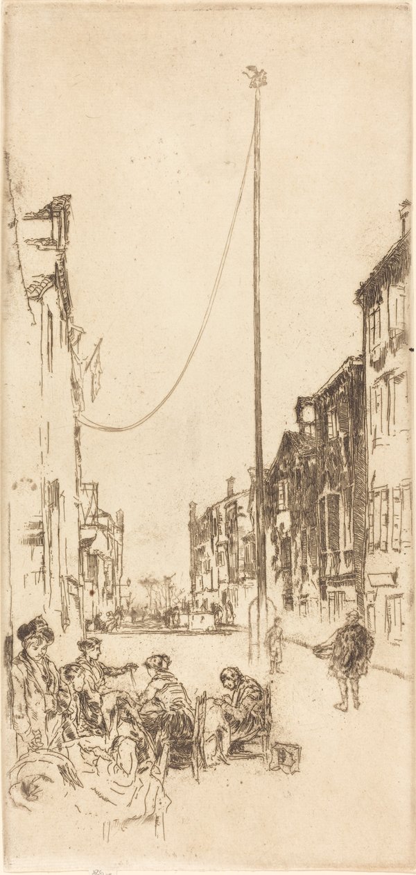 Masten, 18791880. av James Abbott McNeill Whistler