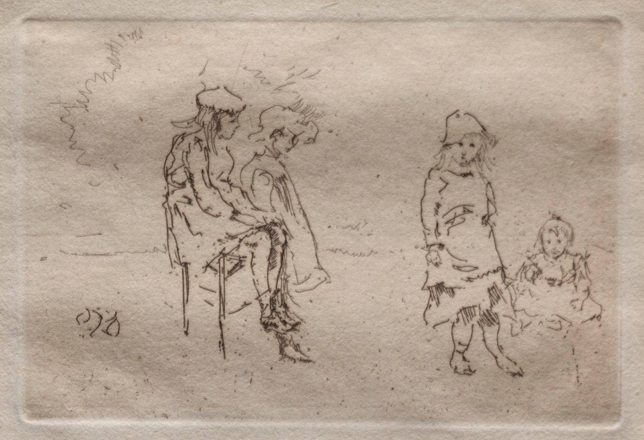 Menpes-barnen. av James Abbott McNeill Whistler