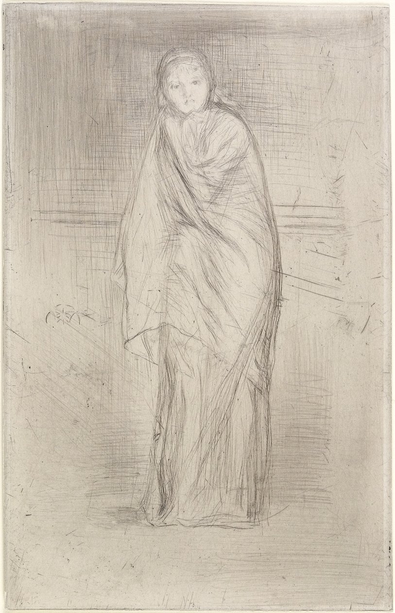 Modellen vilar, 1870 av James Abbott McNeill Whistler