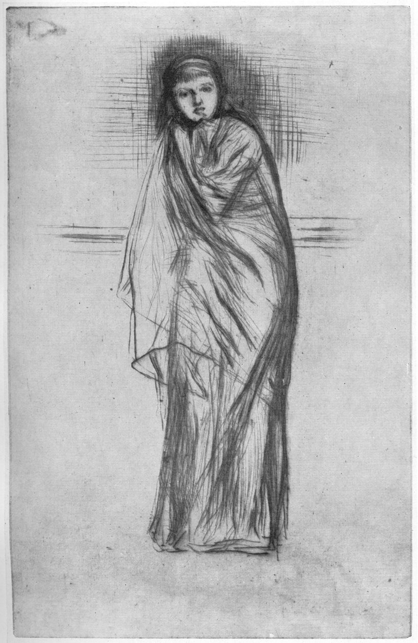 Modellen vila, 1800-talet 1904. av James Abbott McNeill Whistler