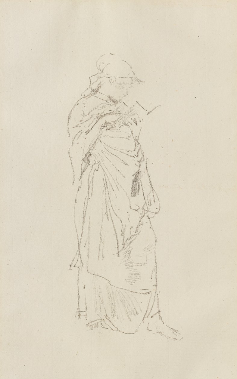 Romanen - flickläsning av James Abbott McNeill Whistler