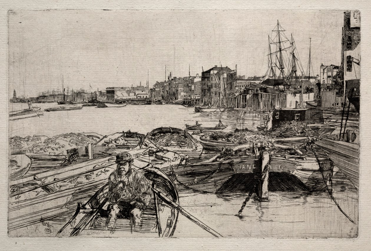 Poolen, 1859. av James Abbott McNeill Whistler