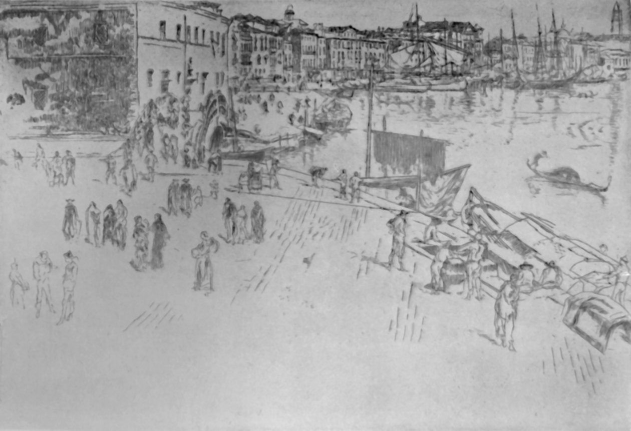 Riva nr 1, 1879-1880, 1925. av James Abbott McNeill Whistler