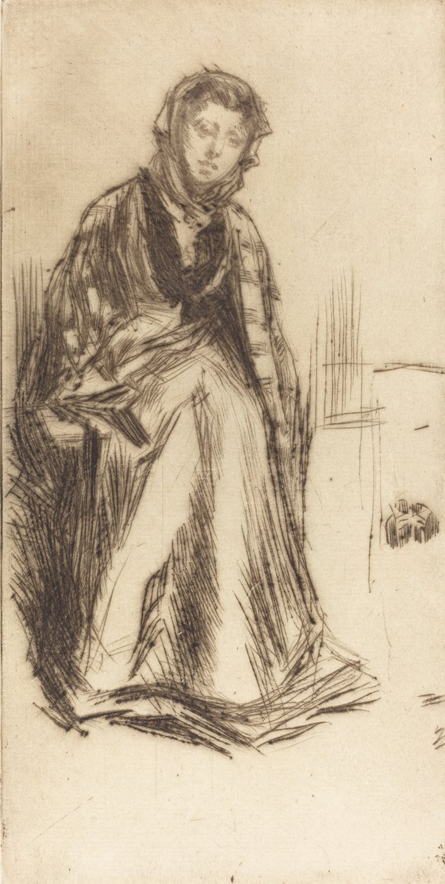 Den skotska änkan, 1875. av James Abbott McNeill Whistler