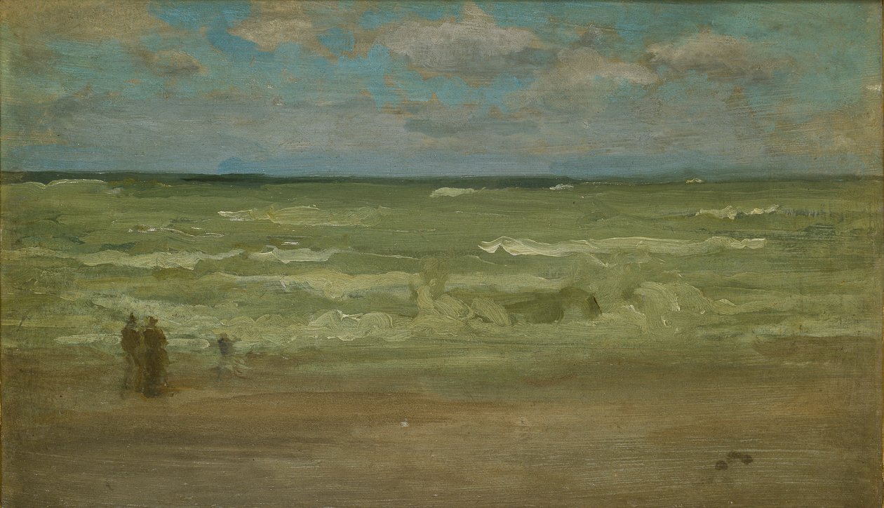 The Shore, Pourville, 1899 av James Abbott McNeill Whistler