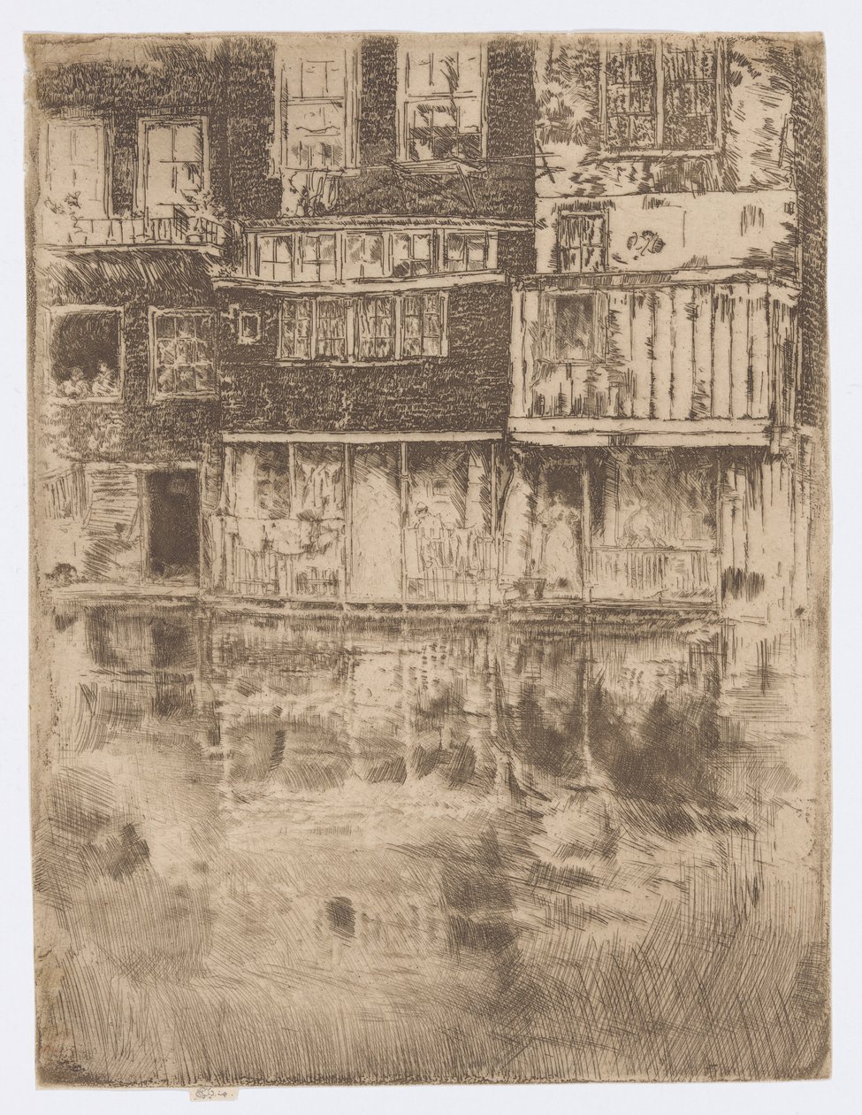 The Square House, Amsterdam av James Abbott McNeill Whistler
