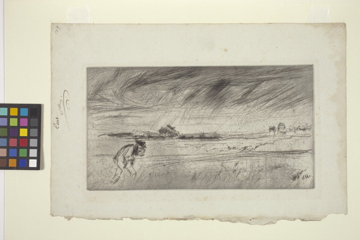 Stormen (torrnål) av James Abbott McNeill Whistler