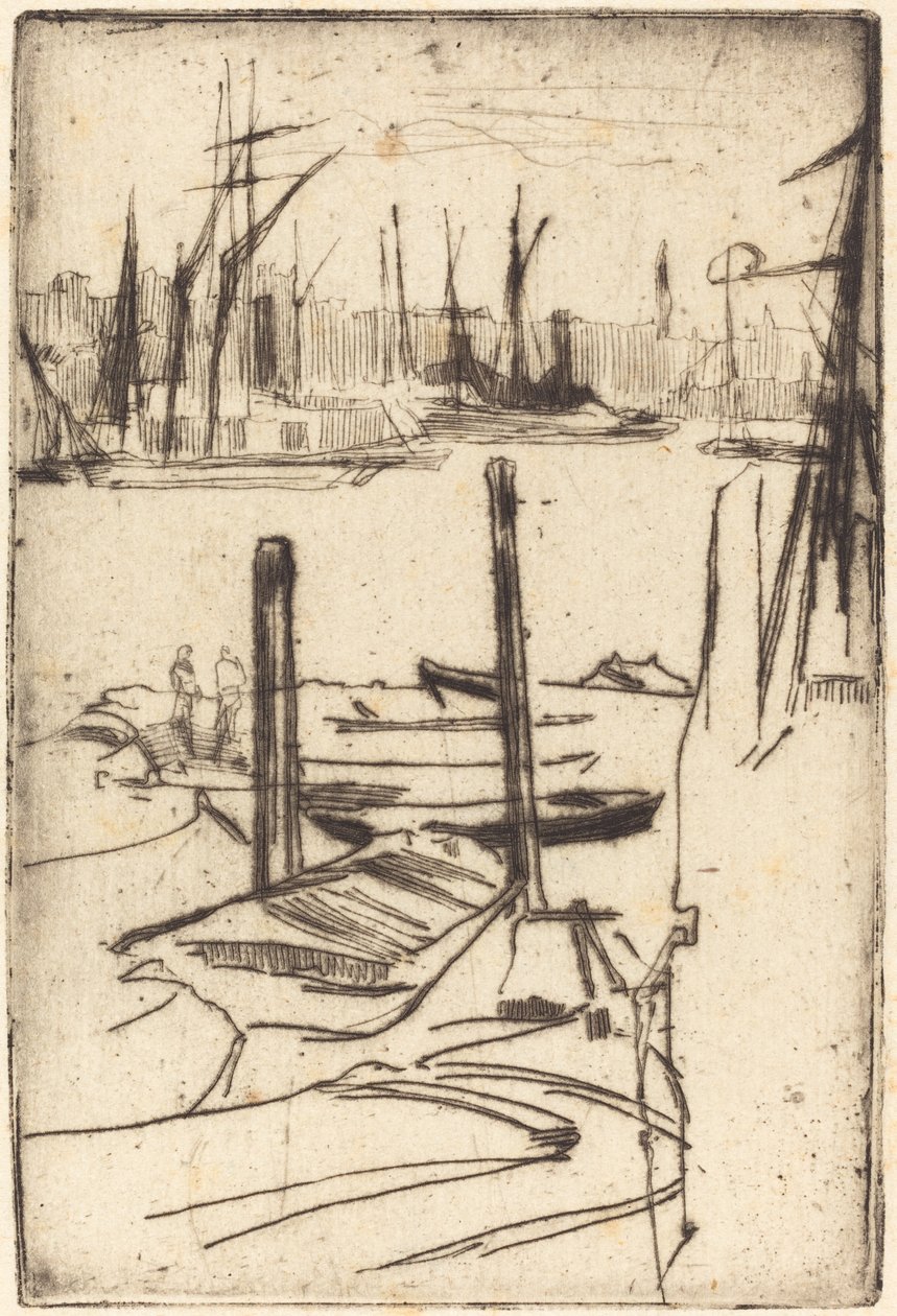 Den lilla poolen, 18761878. av James Abbott McNeill Whistler